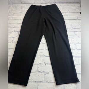 Sigrid Olsen Essentials Basic Black Pants. Straight Leg. Size 10P. Wear to Work.